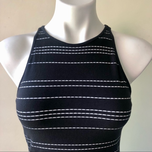 ATHLETA Sunkissed Midi Tank Dress in Broken Stripe XS - Picture 4 of 9
